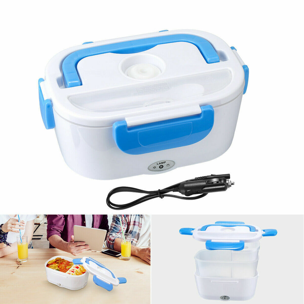 Lonchera Eléctrica Carro Hogar 12V 24V 110V Calentador Comida 1.5L