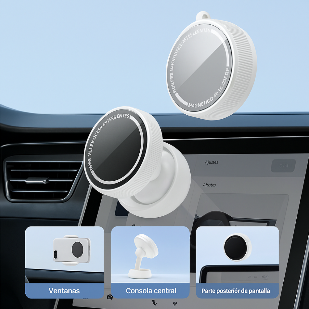 Soporte Celular Magnético Succión Vacío Carro Escritorio Universal