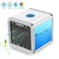 Enfriador Aire Portátil USB Evaporativo 3 Velocidades Luz Nocturna