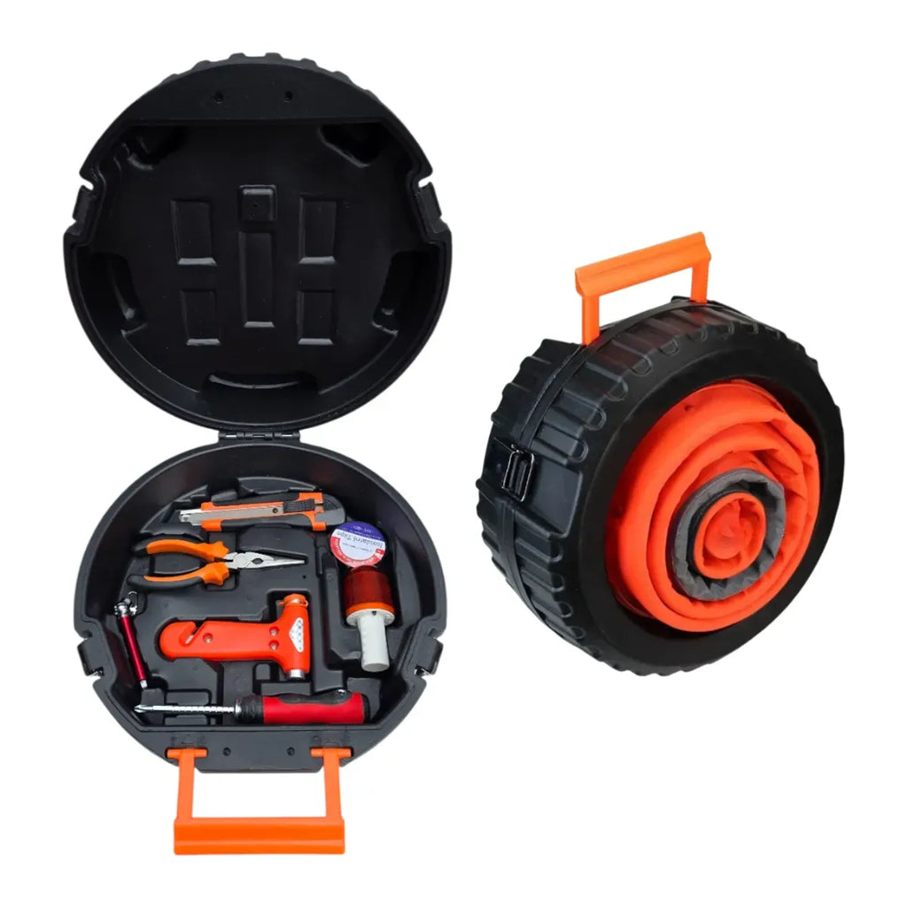 Kit Carretera Carro JYS080-5 Emergencia Vial Estuche Seguridad Auto